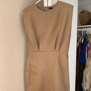 Zara Faux Leather Dress